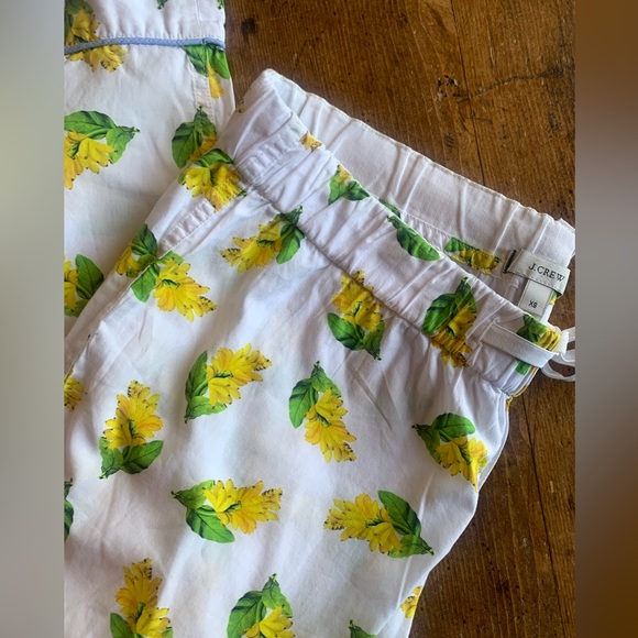 J. Crew Yellow and Green Floral Pajamas - Picture 10 of 16